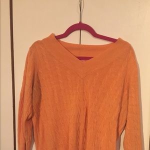Orange sweater